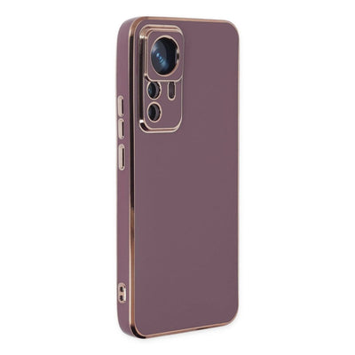 Xiaomi Mi 12t Pro Kılıf Volet Silikon - Mor