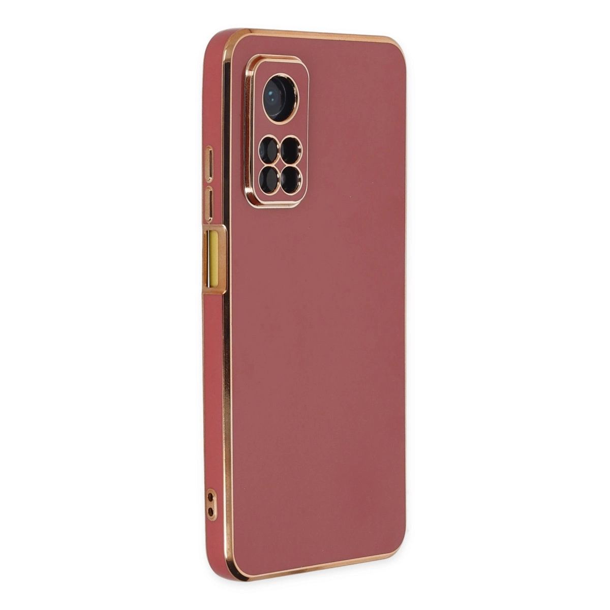 Xiaomi Mi 10t Kılıf Volet Silikon - Kırmızı