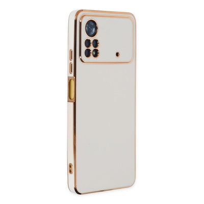Xiaomi Poco X4 Pro 5g Kılıf Volet Silikon - Beyaz