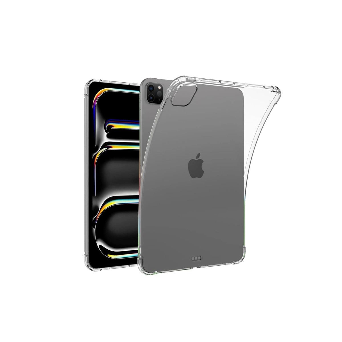 Apple İpad Pro 11 (2024) Kılıf Anti Shock Tablet Silikon - Şeffaf