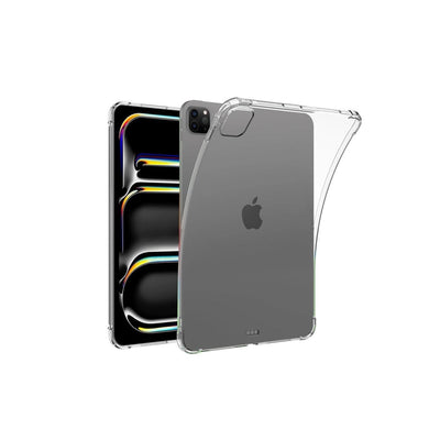 Apple İpad Pro 11 (2024) Kılıf Anti Shock Tablet Silikon - Şeffaf