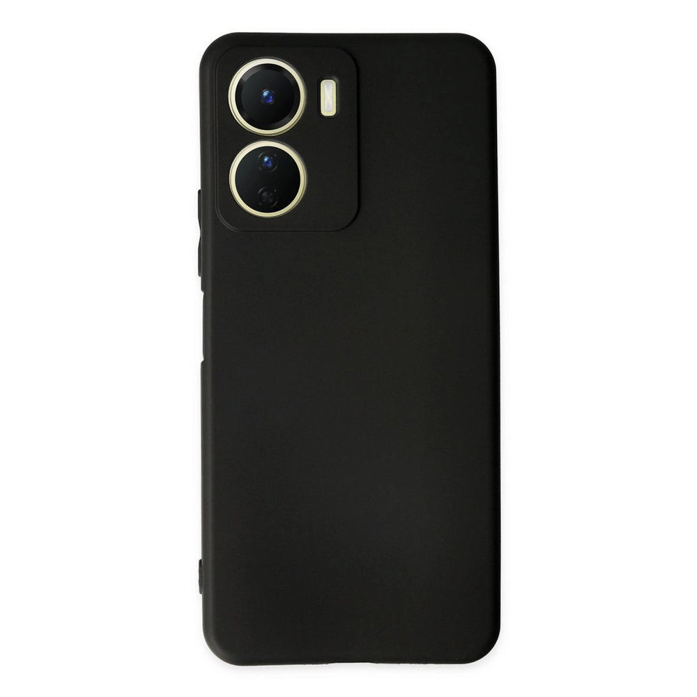 Vivo Y16 Kılıf First Silikon - Siyah