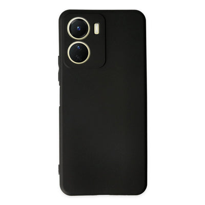 Vivo Y16 Kılıf First Silikon - Siyah
