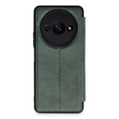 Xiaomi Redmi A3 4g Kılıf Flip Cover - Koyu Yeşil