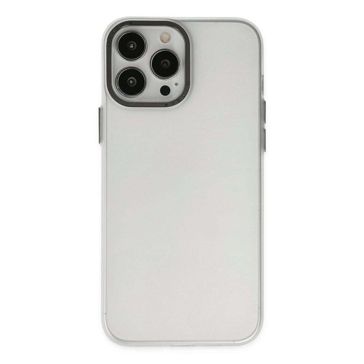 Apple İphone 14 Pro Kılıf Modos Metal Kapak - Şeffaf