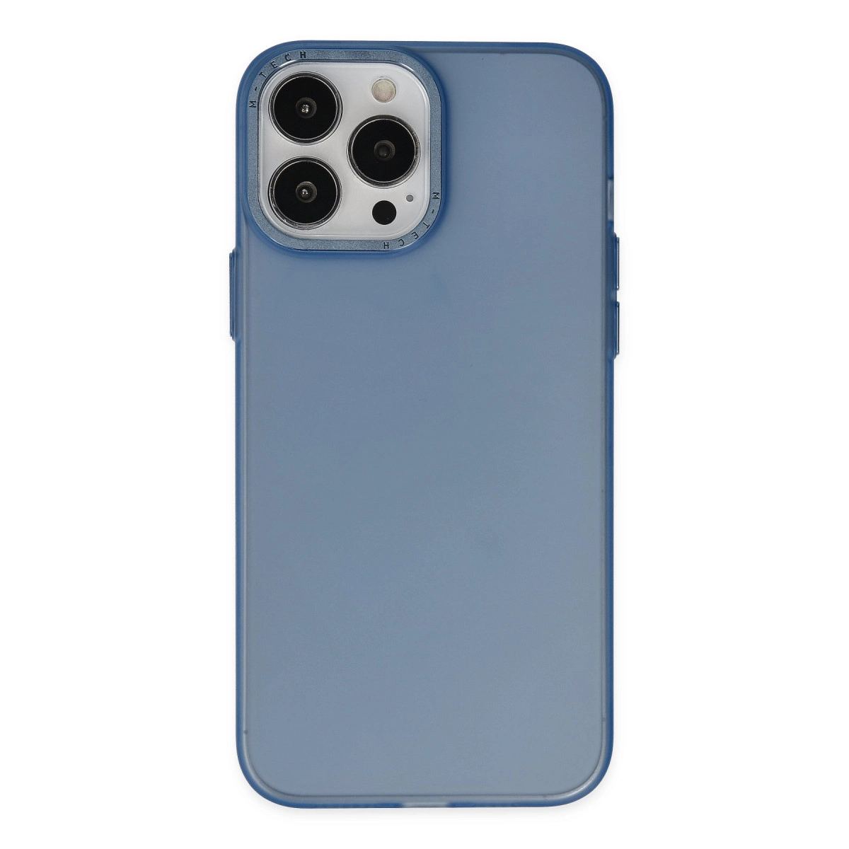 Apple İphone 14 Pro Kılıf Modos Metal Kapak - Lacivert