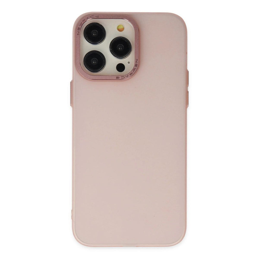 Apple İphone 13 Pro Max Kılıf Modos Metal Kapak - Pembe