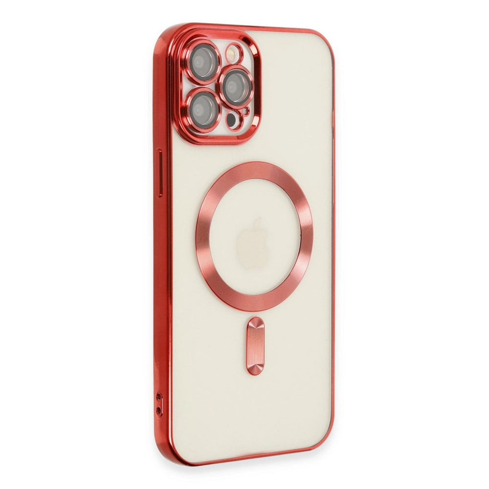 Apple İphone 12 Pro Max Kılıf Kross Magneticsafe Kapak - Kırmızı