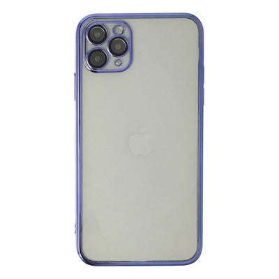 Apple İphone 11 Pro Max Kılıf Razer Lensli Silikon - Mor