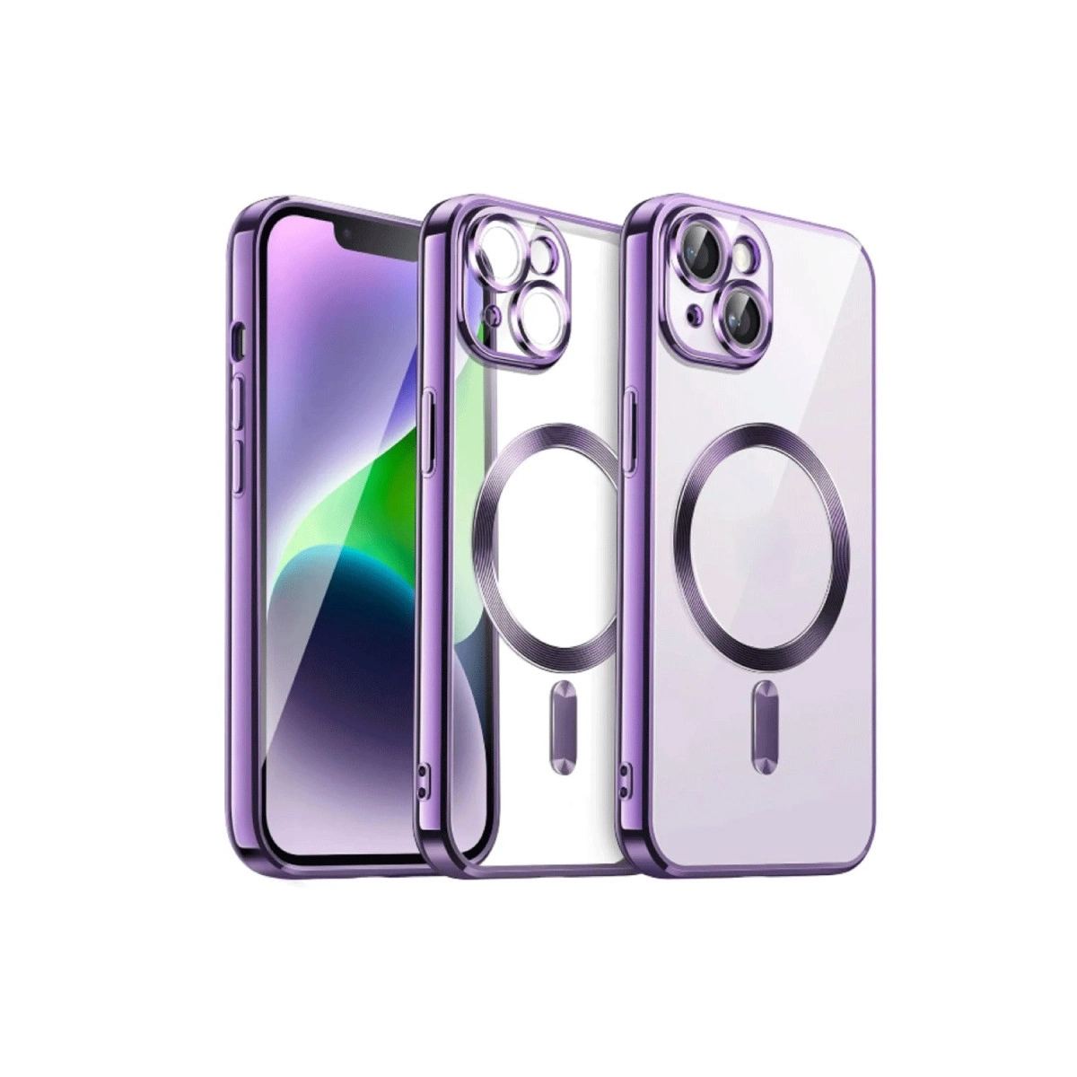 Apple İphone 13 Kılıf Kross Magneticsafe Kapak - Mor