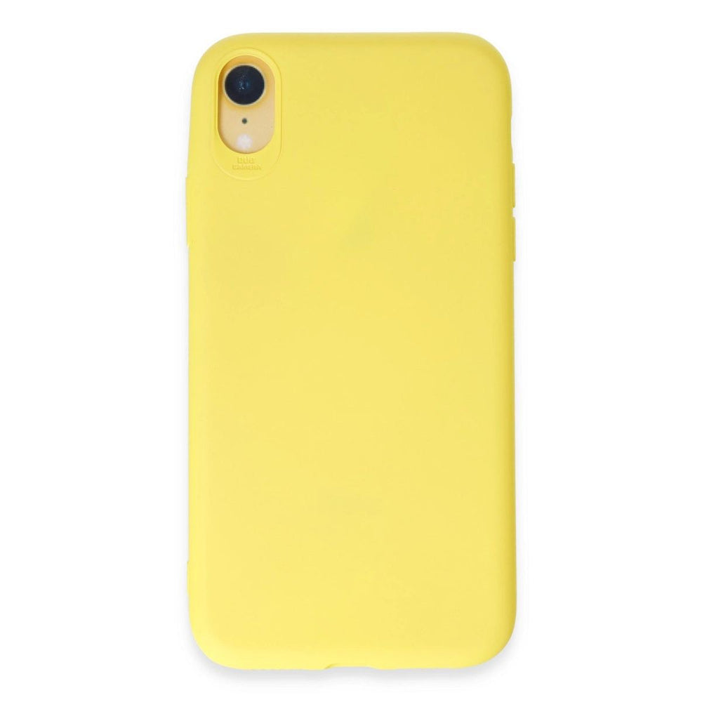 Apple İphone Xr Kılıf First Silikon - Sarı