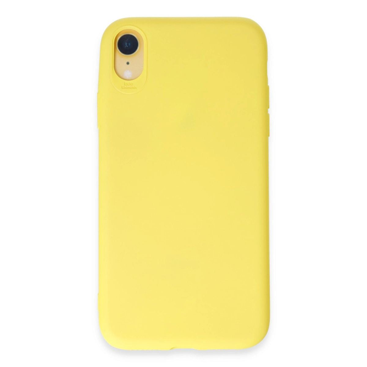 Apple İphone Xr Kılıf First Silikon - Sarı