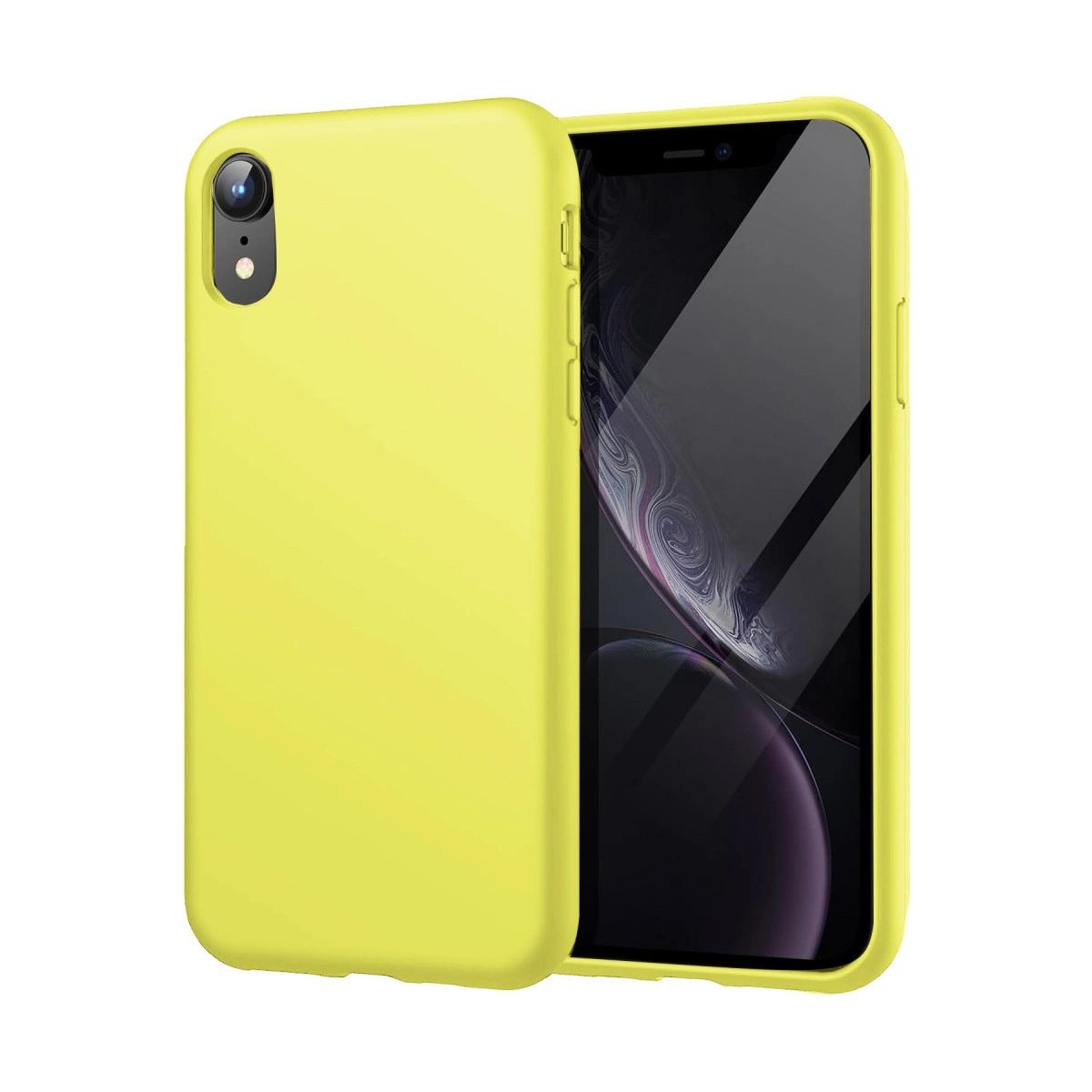Apple İphone Xr Kılıf First Silikon - Parlak Yeşil