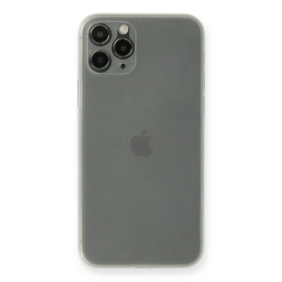 Apple İphone 11 Pro Max Kılıf Pp Ultra İnce Kapak - Beyaz