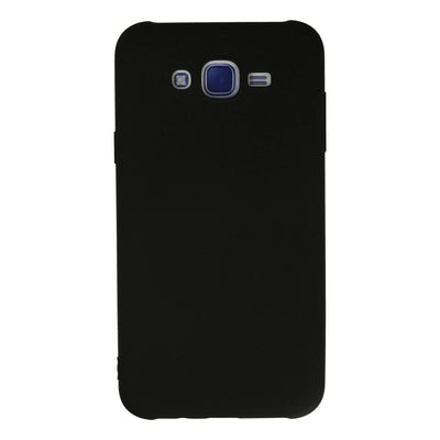 Samsung Galaxy J7 Kılıf Nano İçi Kadife Silikon - Siyah