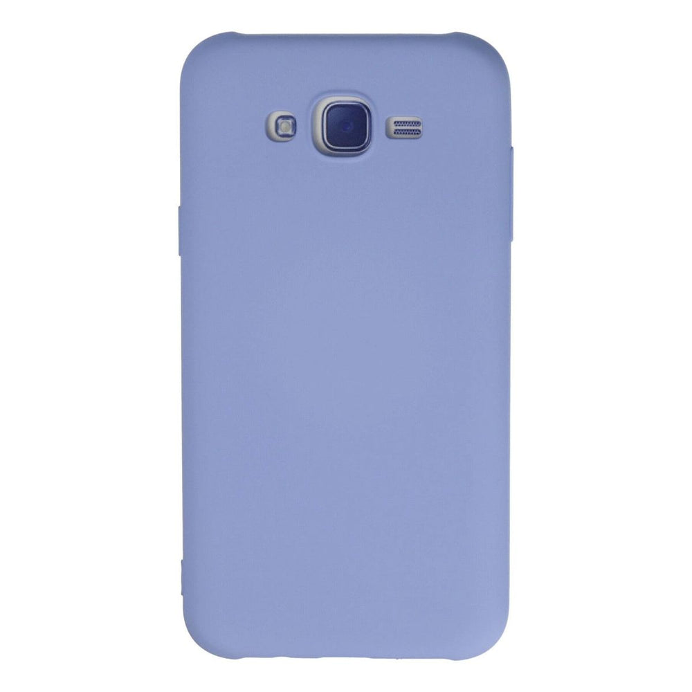Samsung Galaxy J7 Kılıf Nano İçi Kadife Silikon - Lila