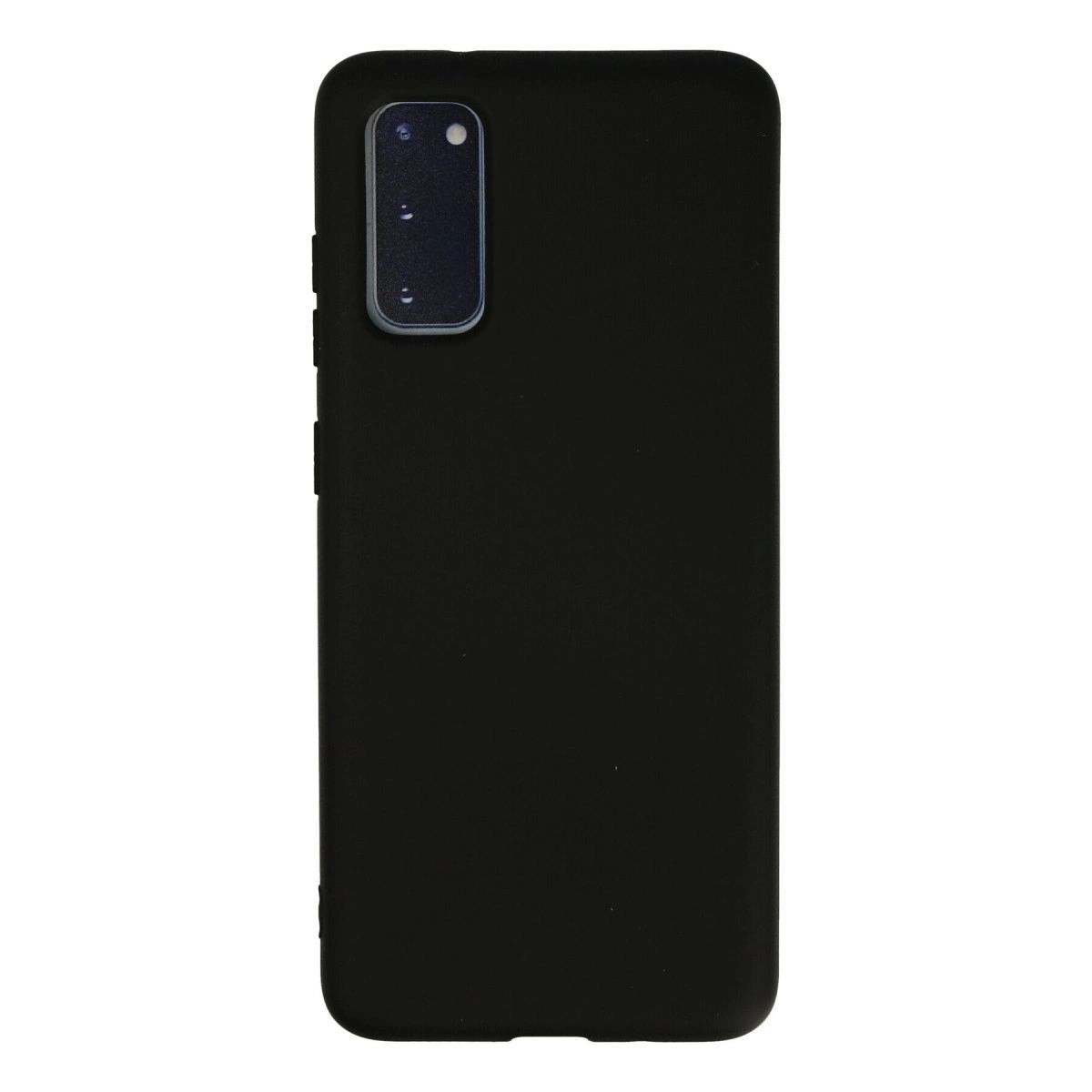 Samsung Galaxy S20 Kılıf Nano İçi Kadife Silikon - Siyah