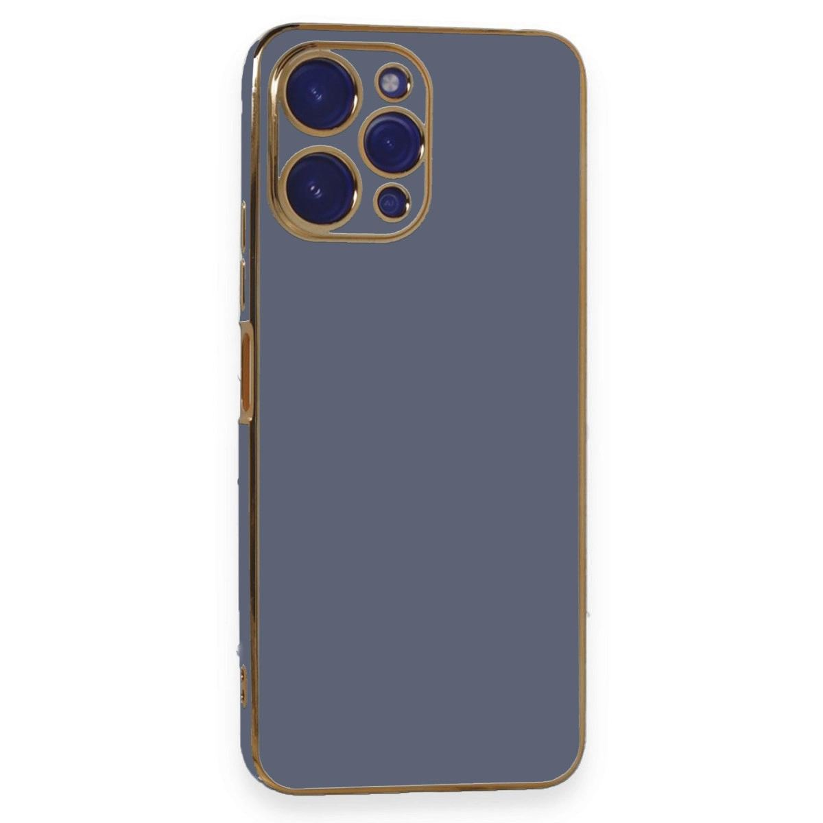 Xiaomi Poco M6 Pro 5g Kılıf Volet Silikon - Mavi