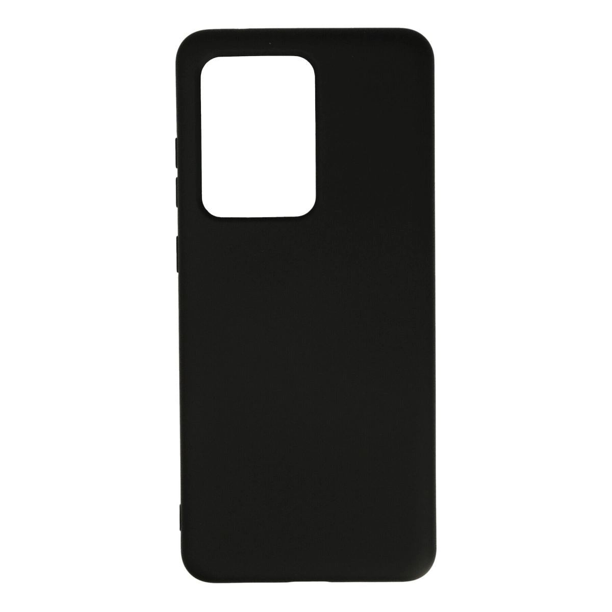 Samsung Galaxy S20 Ultra Kılıf Nano İçi Kadife Silikon - Siyah
