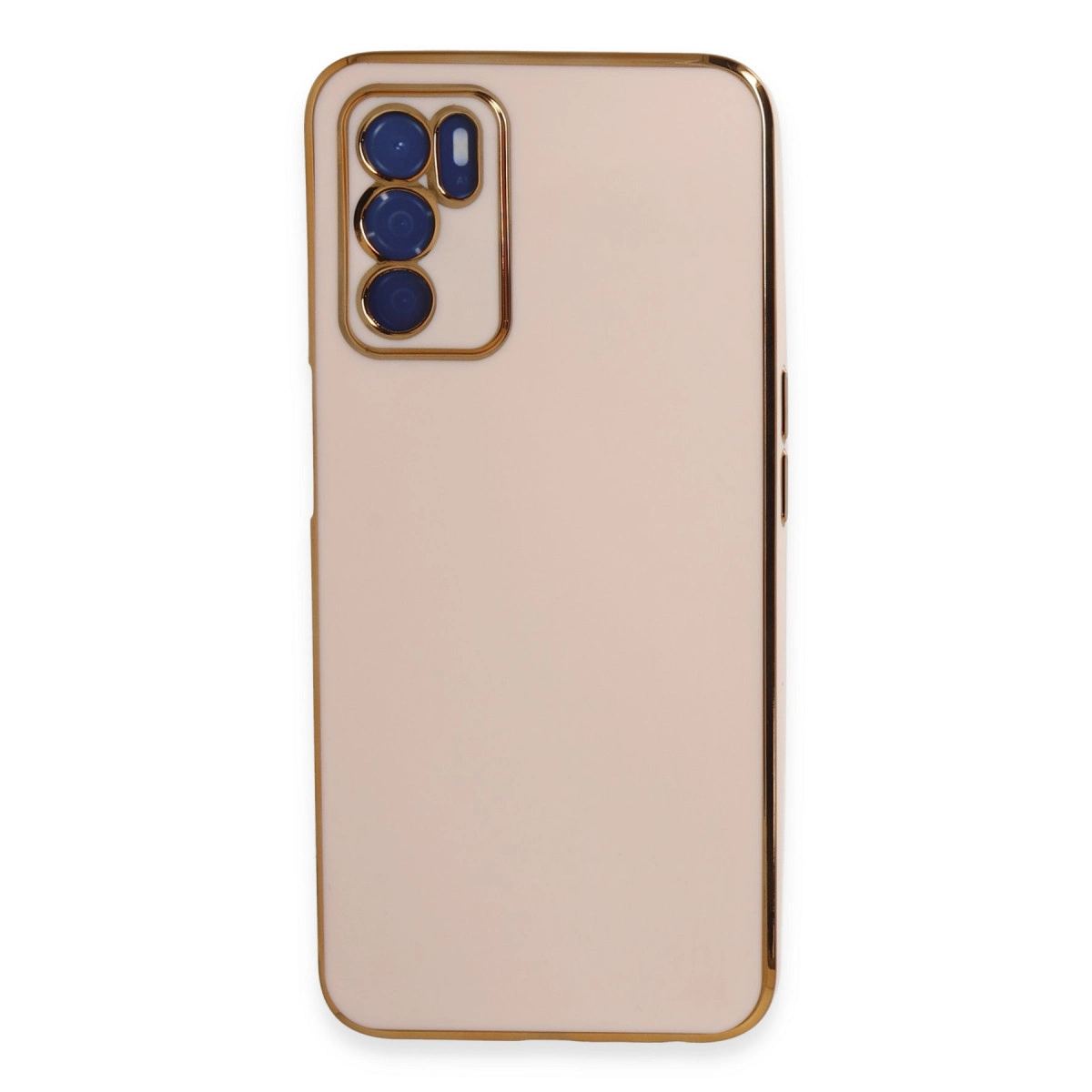 Oppo A16 Kılıf Volet Silikon - Pembe