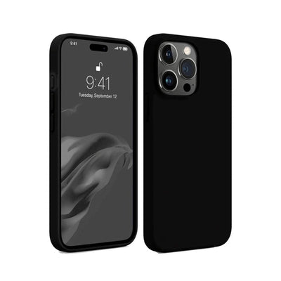 Apple İphone 15 Pro Max Kılıf First Silikon - Siyah