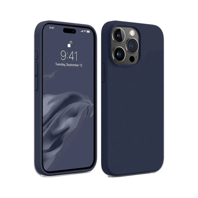 Apple İphone 15 Pro Max Kılıf First Silikon - Lacivert