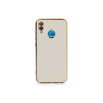 Huawei P20 Lite Kılıf Volet Silikon - Beyaz