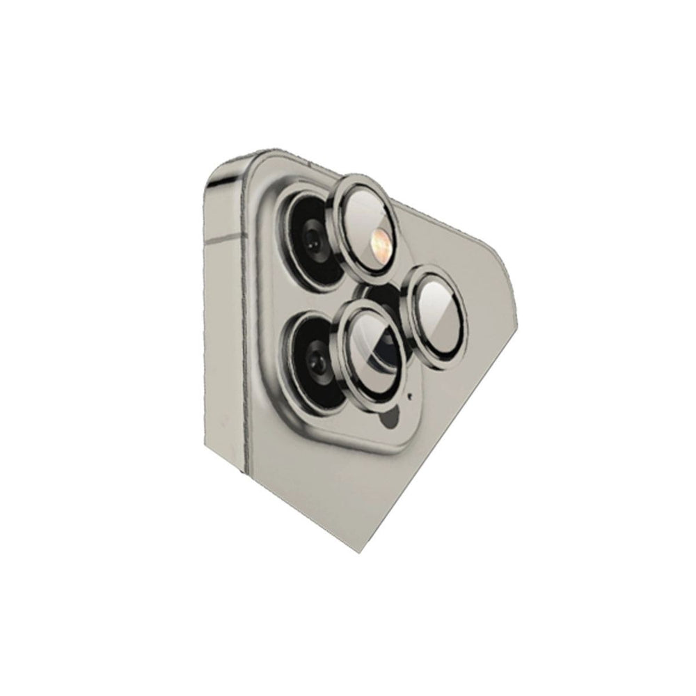Apple İphone 15 Pro Max Bilvis Titan Kamera Lens - Titan Gri