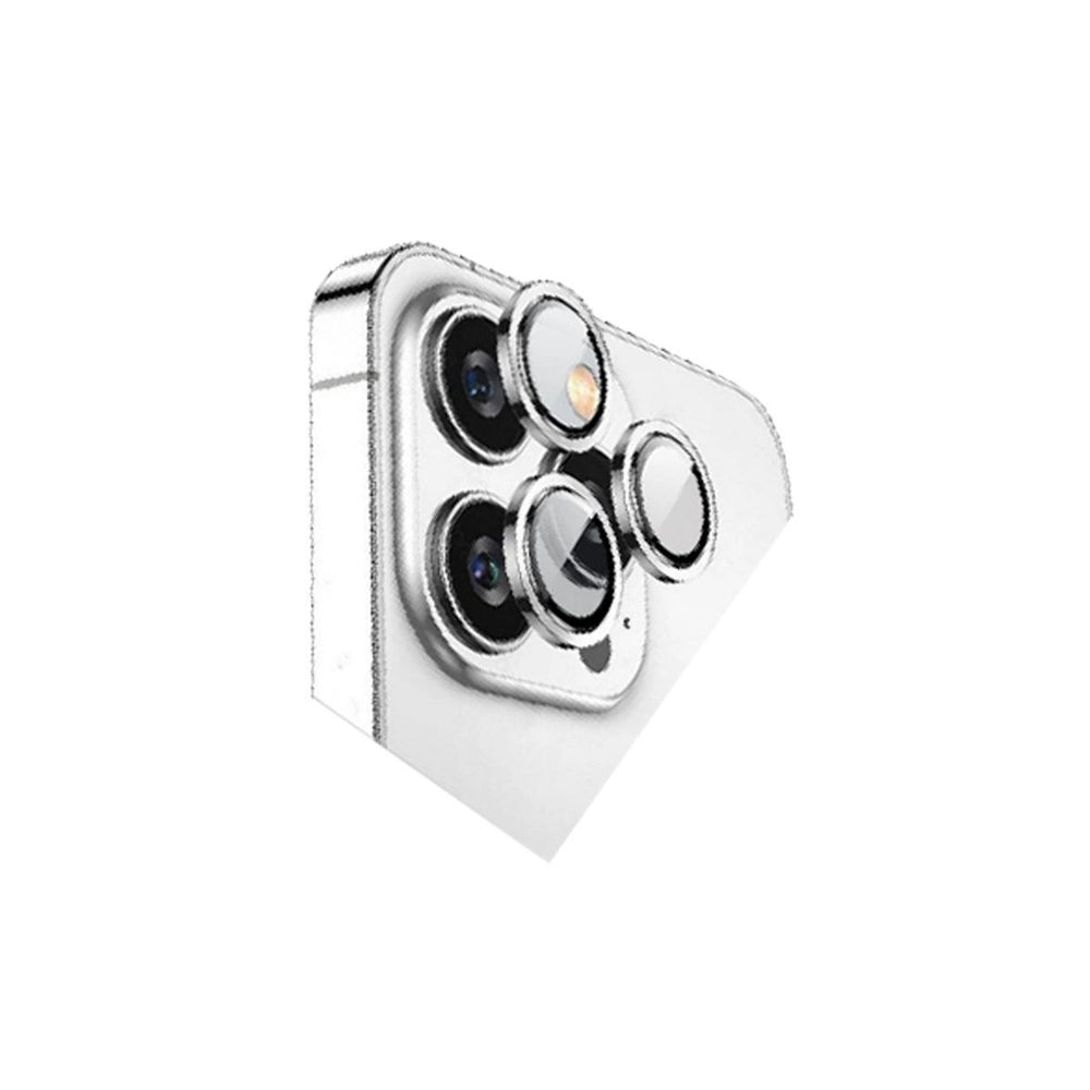 Apple İphone 15 Pro Max Bilvis Titan Kamera Lens - Gümüş