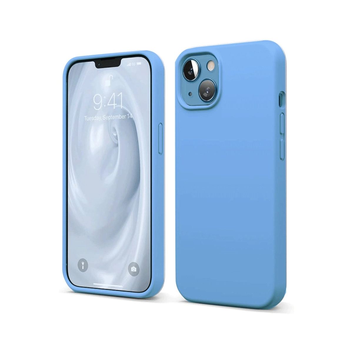 Apple İphone 14 Kılıf First Silikon - Mavi