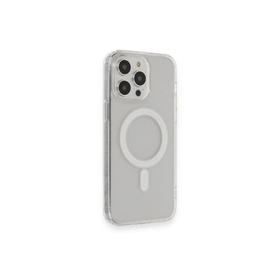Apple İphone 13 Pro Max Kılıf Matte Şeffaf Magneticsafe - Şeffaf
