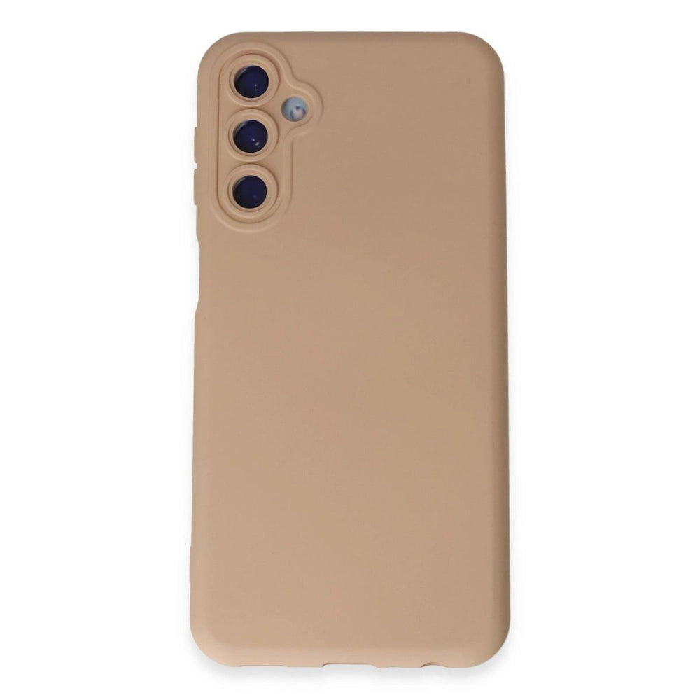 Samsung Galaxy M34 5g Kılıf Nano İçi Kadife Silikon - Pudra