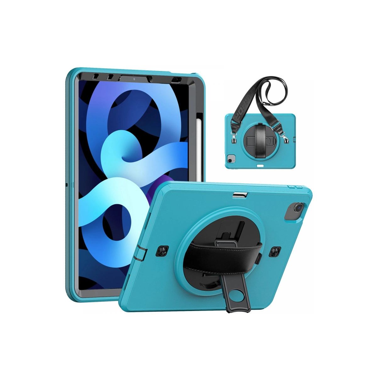 Apple İpad Pro 11 (2020) Kılıf Strap-c Otterbox Tablet Kapak - Mavi
