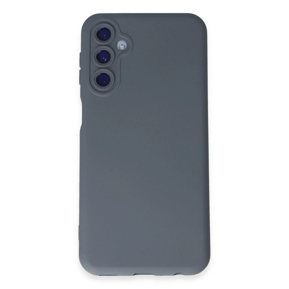 Samsung Galaxy M14 5g Kılıf Nano İçi Kadife Silikon - Gri