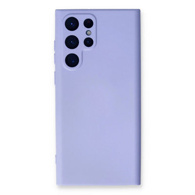 Samsung Galaxy S23 Ultra Kılıf Nano İçi Kadife Silikon - Lila