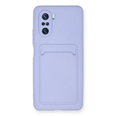 Xiaomi Mi 11i Kılıf Kelvin Kartvizitli Silikon - Lila