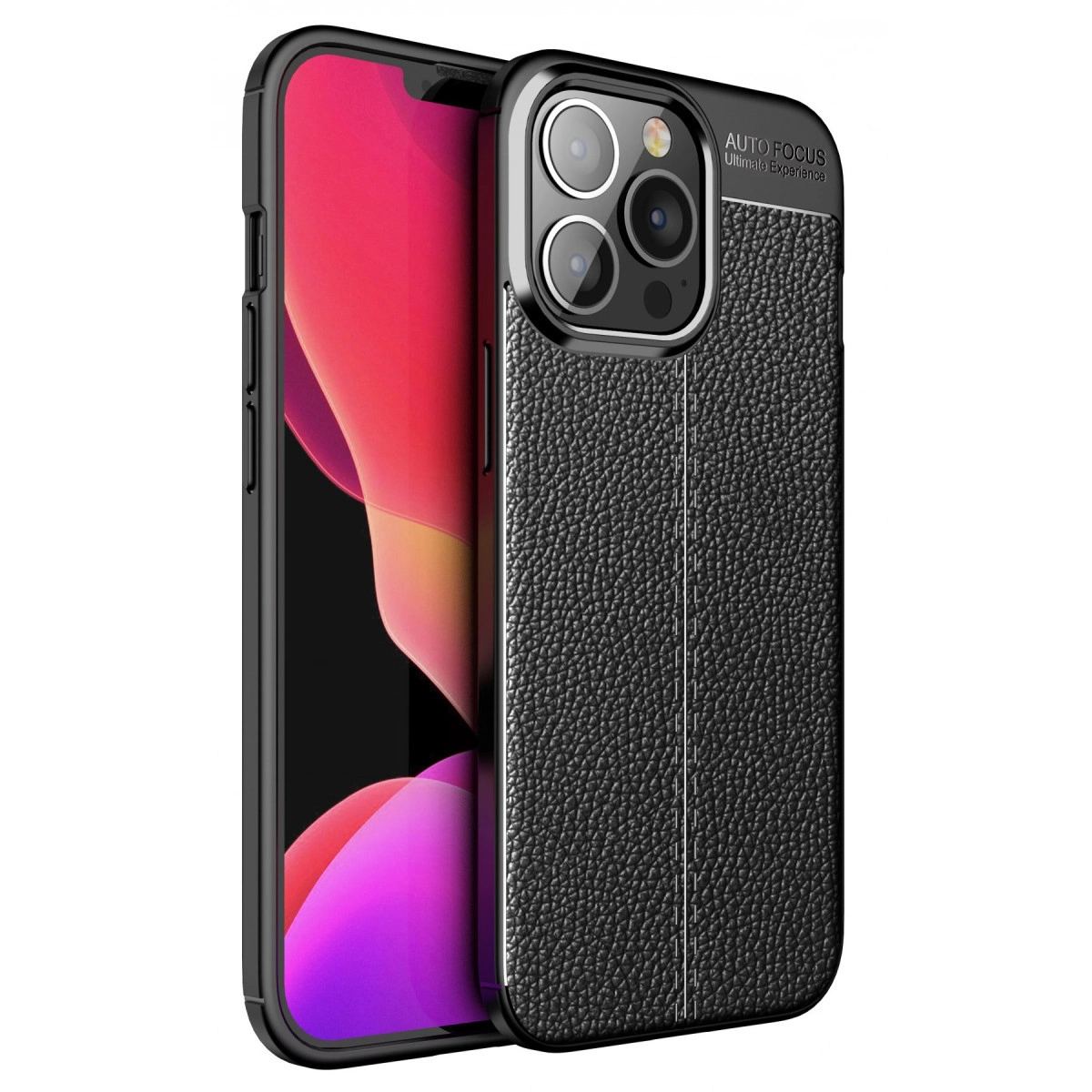 Apple İphone 13 Pro Max Kılıf Auto Focus Kapak - Siyah