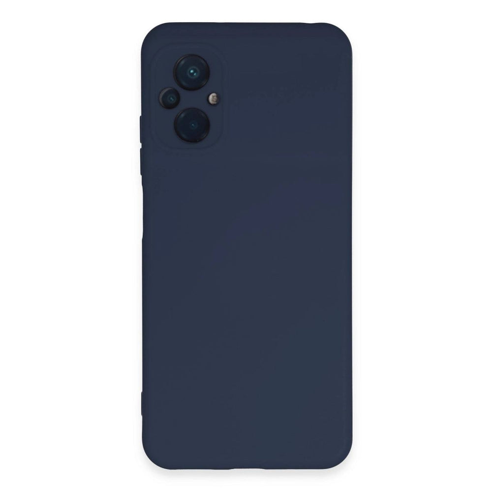 Xiaomi Poco M5 Kılıf Nano İçi Kadife Silikon - Lacivert