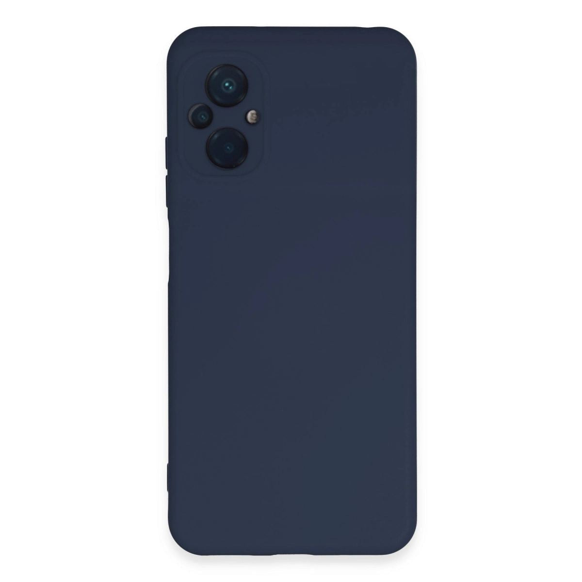 Xiaomi Poco M5 Kılıf Nano İçi Kadife Silikon - Lacivert