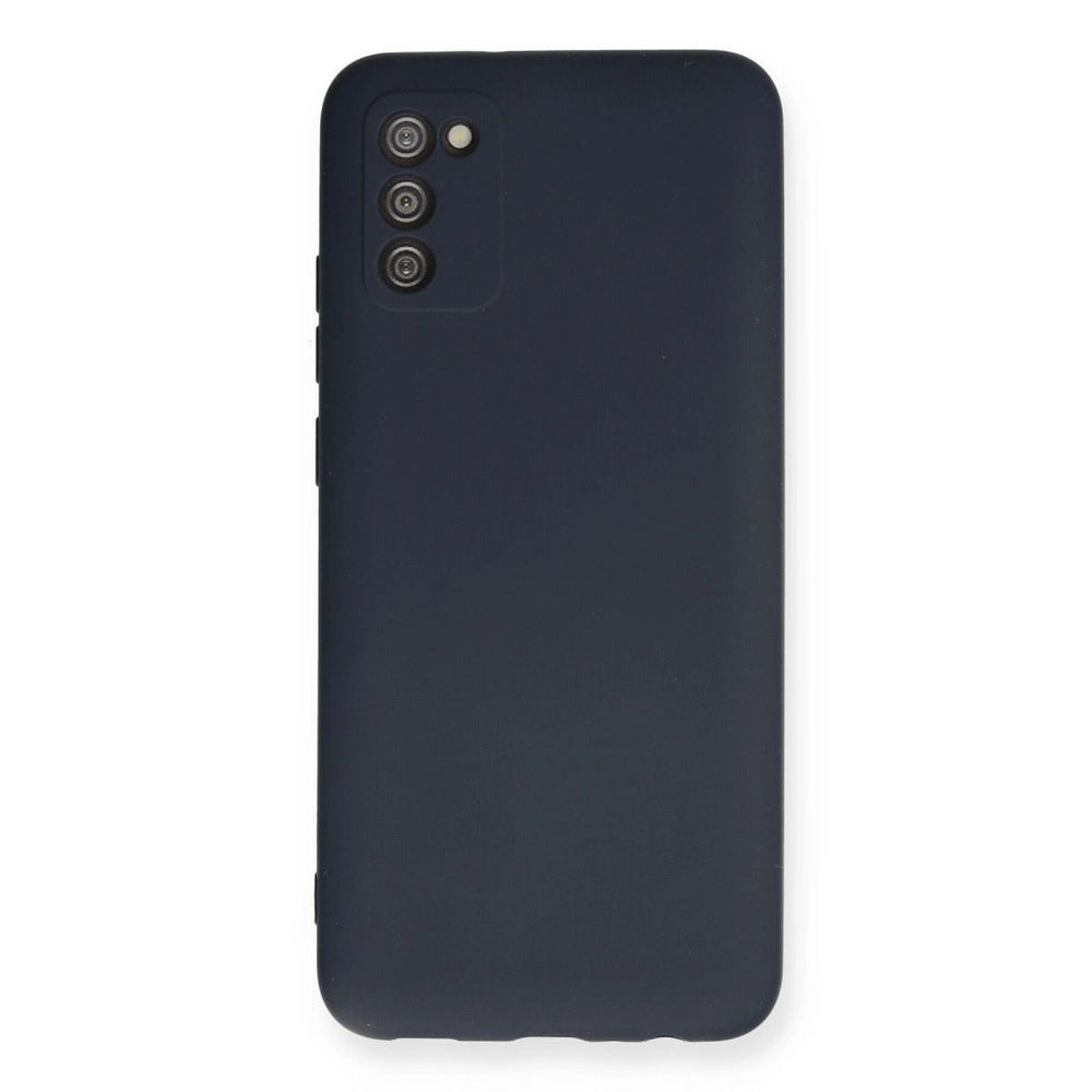Samsung Galaxy A03s Kılıf Nano İçi Kadife Silikon - Lacivert