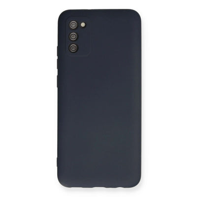 Samsung Galaxy A03s Kılıf Nano İçi Kadife Silikon - Lacivert