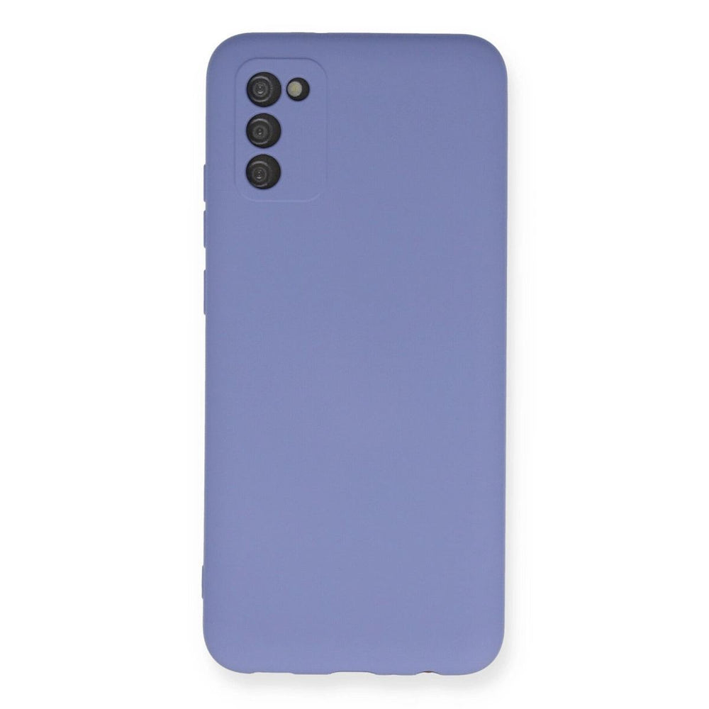 Samsung Galaxy A03s Kılıf Nano İçi Kadife Silikon - Lila