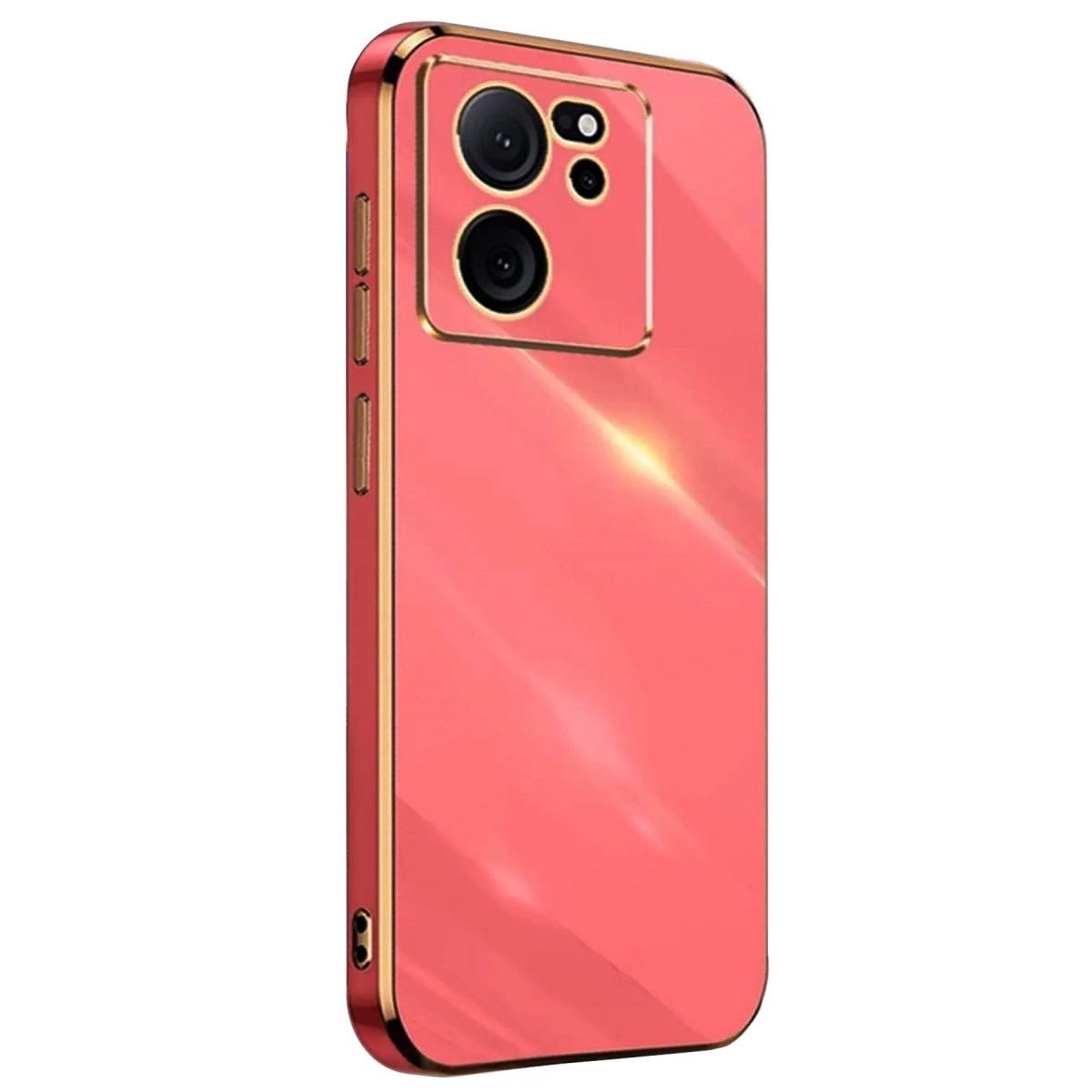 Xiaomi Mi 13t Pro Kılıf Volet Silikon - Kırmızı