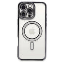 Apple İphone 16 Pro Kılıf Joke Simli Magneticsafe Kılıf - Gri - 2