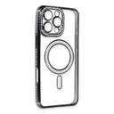 Apple İphone 16 Pro Kılıf Joke Simli Magneticsafe Kılıf - Gri - 3