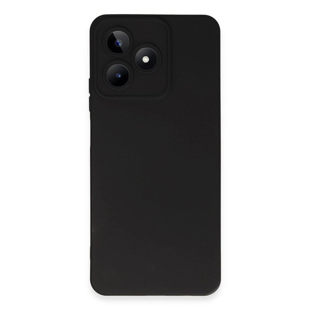 Realme C53 Kılıf Nano İçi Kadife Silikon - Siyah