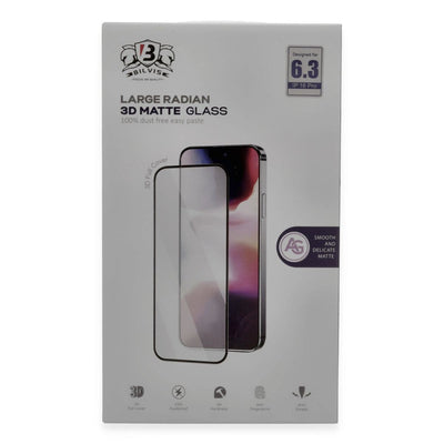Apple İphone 16 Pro Max Bilvis 3d Mat Cam Ekran Koruyucu
