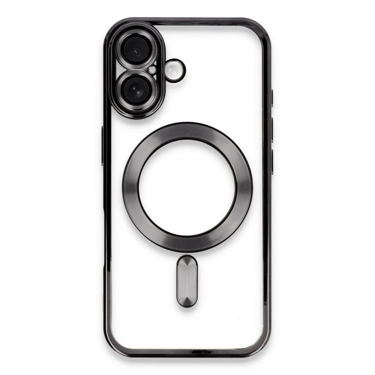 Apple İphone 16 Kılıf Kross Magneticsafe Kapak - Siyah