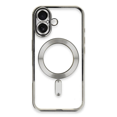 Apple İphone 16 Kılıf Kross Magneticsafe Kapak - Gümüş