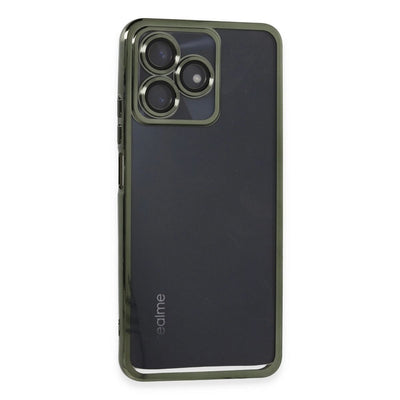 Realme C53 Kılıf Razer Lensli Silikon - Yeşil